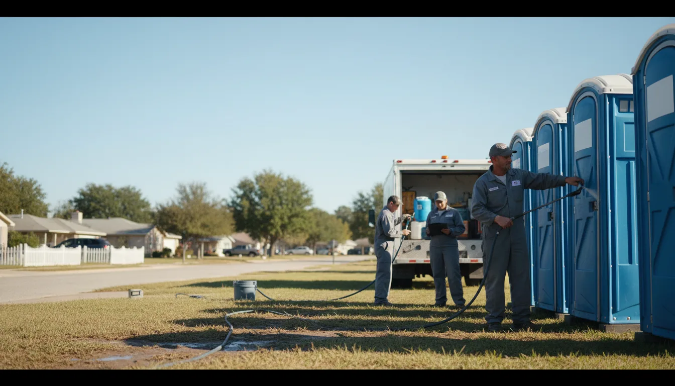 Long-Term Portable Toilet Rental in Rose Hill, KS near me